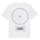 White t-shirt med Lidnäs t-shirt