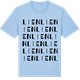 Blue Soul t-shirt med Lien ordlek t-shirt