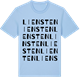 Blue Soul t-shirt med Liensten ordlek t-shirt