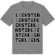 Mid Heather Gray t-shirt med Liensten ordlek t-shirt