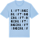 Blue Soul t-shirt med Liftingen ordlek t-shirt