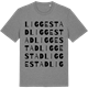 Mid Heather Gray t-shirt med Liggestad ordlek t-shirt
