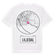 White t-shirt med Liljedal t-shirt