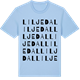 Blue Soul t-shirt med Liljedal ordlek t-shirt