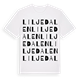 Liljedalen ordlek t-shirt