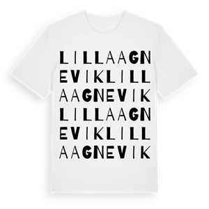 Lilla Agnevik ordlek t-shirt – ekologisk bomull t-shirt från Pinshirt