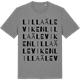 Mid Heather Gray t-shirt med Lilla Äleviken ordlek t-shirt