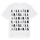 Lilla Älgarås ordlek t-shirt