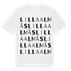 Lilla Almås ordlek t-shirt