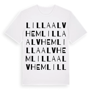 Lilla Alvhem ordlek t-shirt – ekologisk bomull t-shirt från Pinshirt