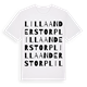 Lilla Anderstorp ordlek t-shirt