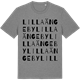 Mid Heather Gray t-shirt med Lilla Ängeby ordlek t-shirt