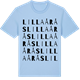 Blue Soul t-shirt med Lilla Årås ordlek t-shirt