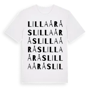 Lilla Årås ordlek t-shirt – ekologisk bomull t-shirt från Pinshirt