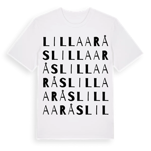 Lilla Arås ordlek t-shirt – ekologisk bomull t-shirt från Pinshirt