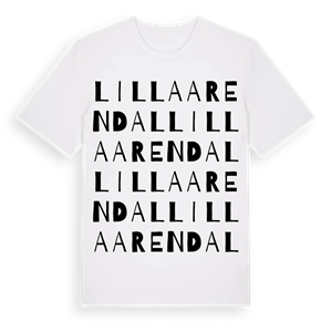 Lilla Arendal ordlek t-shirt – ekologisk bomull t-shirt från Pinshirt