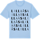 Blue Soul t-shirt med Lilla Åsa ordlek t-shirt