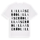 Lilla Åseröd ordlek t-shirt