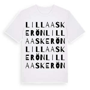 Lilla Askerön ordlek t-shirt – ekologisk bomull t-shirt från Pinshirt