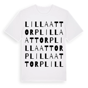 Lilla Attorp ordlek t-shirt – ekologisk bomull t-shirt från Pinshirt