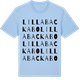 Blue Soul t-shirt med Lilla Backabo ordlek t-shirt