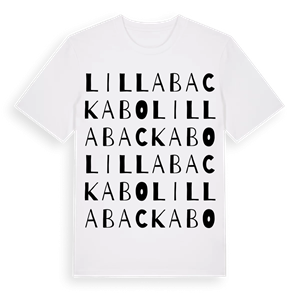 Lilla Backabo ordlek t-shirt – ekologisk bomull t-shirt från Pinshirt