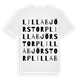 Lilla Björstorp ordlek t-shirt