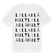Lilla Blåhult ordlek t-shirt