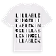 Lilla Blekinge ordlek t-shirt