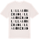 Vintage White t-shirt med Lilla Bönerud ordlek t-shirt