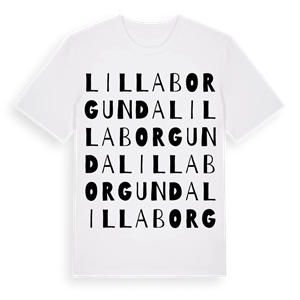 Lilla Borgunda ordlek t-shirt – ekologisk bomull t-shirt från Pinshirt