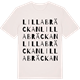 Vintage White t-shirt med Lilla Bräckan ordlek t-shirt