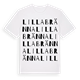 Lilla Bränna ordlek t-shirt