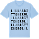 Blue Soul t-shirt med Lilla Brätteberg ordlek t-shirt