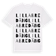 Lilla Bredäng ordlek t-shirt