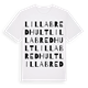 Lilla Bredhult ordlek t-shirt
