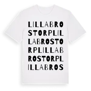 Lilla Brostorp ordlek t-shirt – ekologisk bomull t-shirt från Pinshirt