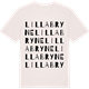 Vintage White t-shirt med Lilla Bryne ordlek t-shirt