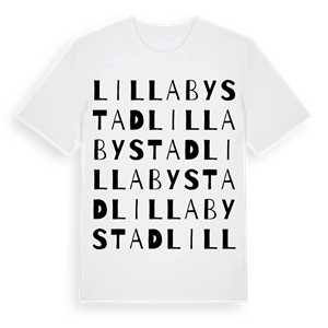 Lilla Bystad ordlek t-shirt – ekologisk bomull t-shirt från Pinshirt