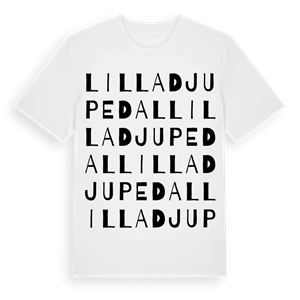 Lilla Djupedal ordlek t-shirt – ekologisk bomull t-shirt från Pinshirt