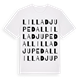 Lilla Djupedal ordlek t-shirt