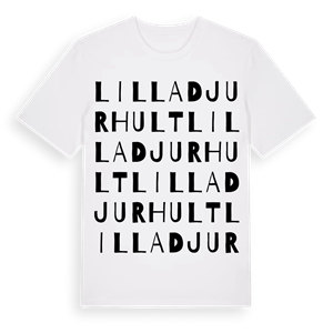 Lilla Djurhult ordlek t-shirt – ekologisk bomull t-shirt från Pinshirt