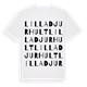 Lilla Djurhult ordlek t-shirt