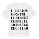 Lilla Dumbäcken ordlek t-shirt