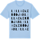 Blue Soul t-shirt med Lilla Ekerödjan ordlek t-shirt