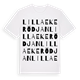 Lilla Ekerödjan ordlek t-shirt