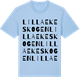 Blue Soul t-shirt med Lilla Ekeskogen ordlek t-shirt