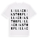 Lilla Erikstorp ordlek t-shirt