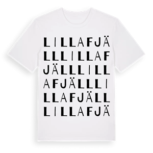 Lilla Fjäll ordlek t-shirt – ekologisk bomull t-shirt från Pinshirt
