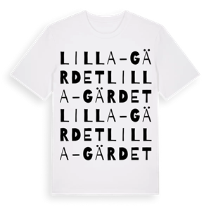 Lilla-Gärdet ordlek t-shirt – ekologisk bomull t-shirt från Pinshirt